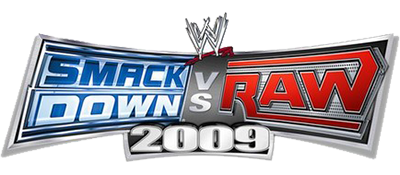 WWE Smackdown vs. Raw 2009 title screen for Nintendo DS